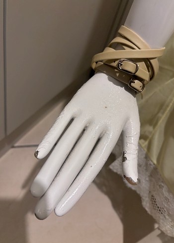 Sarı Vintage Bohem Mini Gecelik - Görsel 7