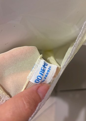 Sarı Vintage Bohem Mini Gecelik - Görsel 6