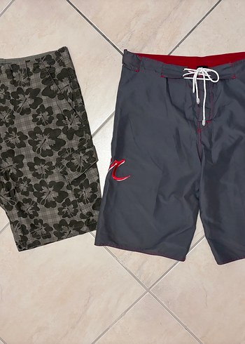 Gri Kemerli Erkek Mini Yüzme Şortu