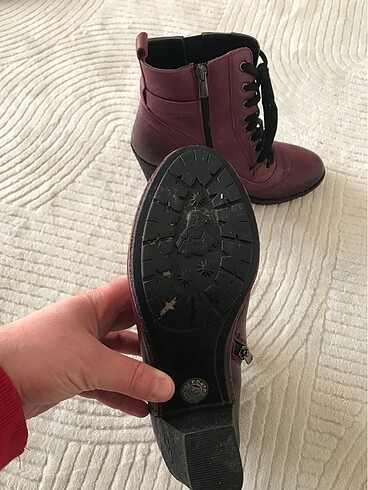 40 Beden bordo Renk Kadın kışlık bot