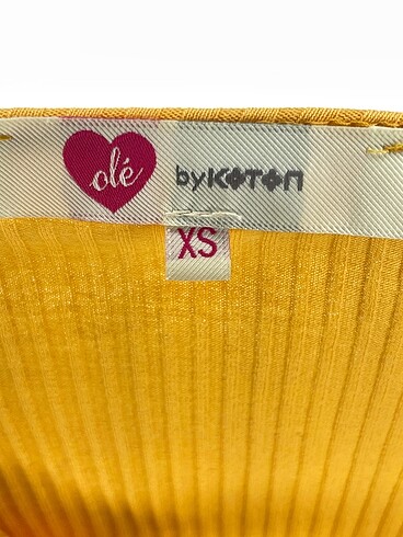 xs Beden sarı Renk Koton Askılı %70 İndirimli.