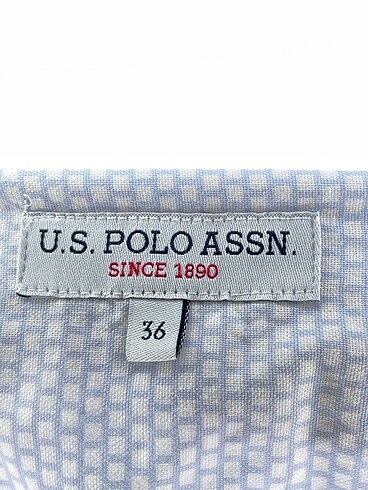 36 Beden mavi Renk U.S Polo Assn. Gömlek %70 İndirimli.