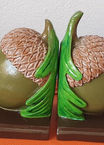 Tasarımcı Meşe palamudu kitap tutucu 