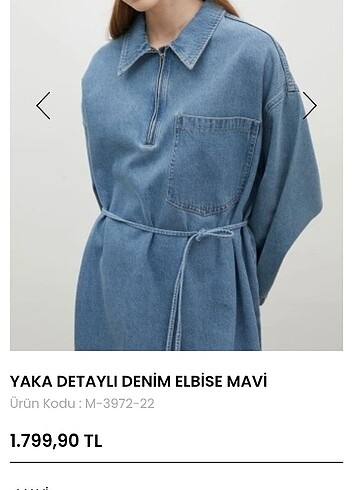 Manuka denim elbise