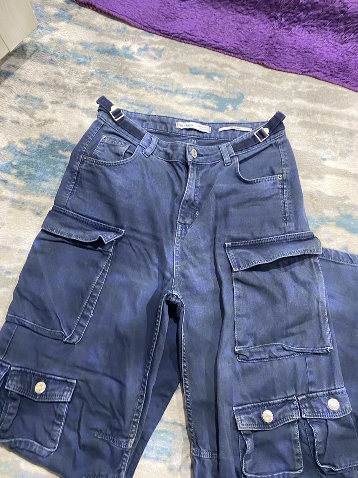 Bershka multikargo jean - Görsel 2