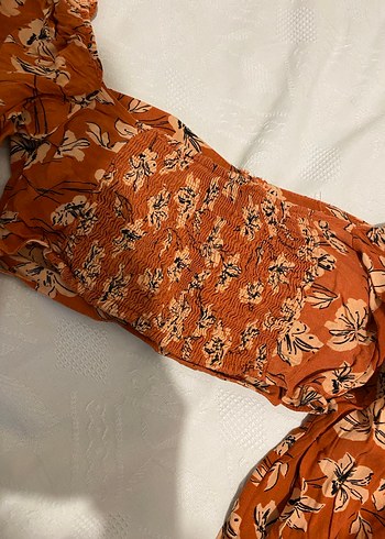 Balon kollu viskon bluz - Görsel 3