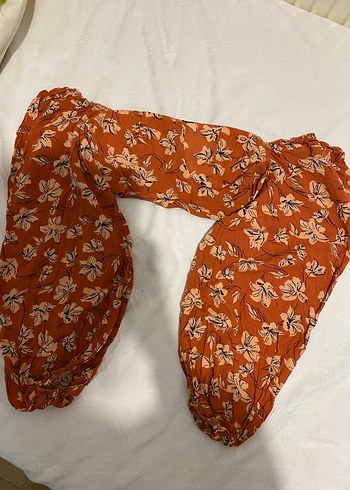 Balon kollu viskon bluz - Görsel 2