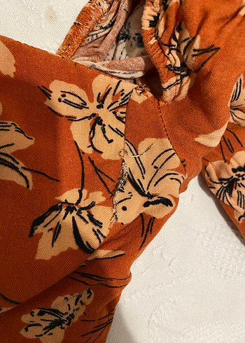 Balon kollu viskon bluz - Görsel 4