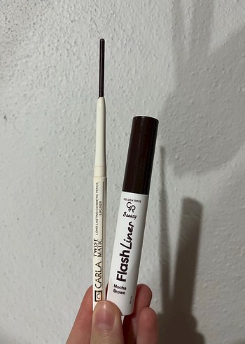 Kahverengi göz kalemi ve Eyeliner Seti - Görsel 2