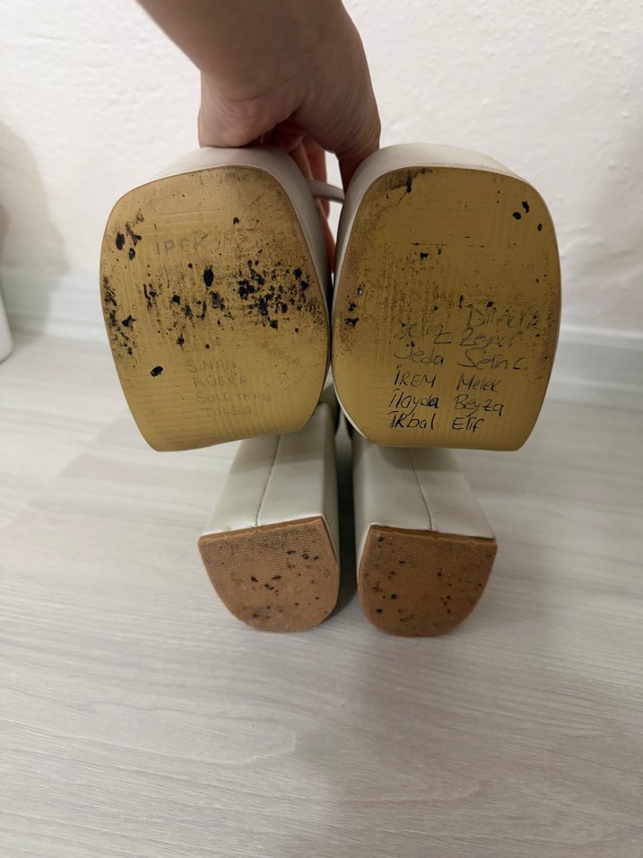34 numara 15 cm gelin ayakkabısı — görsel 6/7