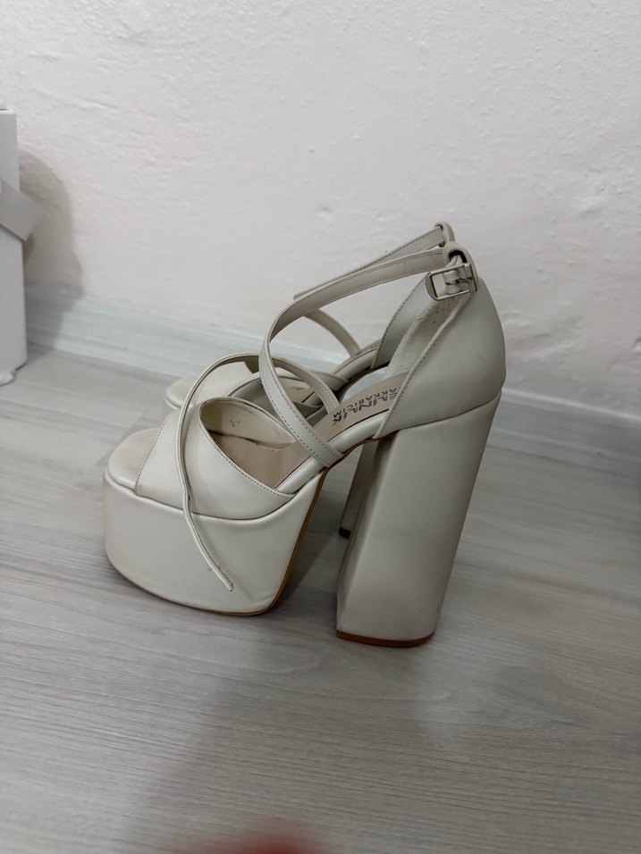 34 numara 15 cm gelin ayakkabısı — görsel 3/7