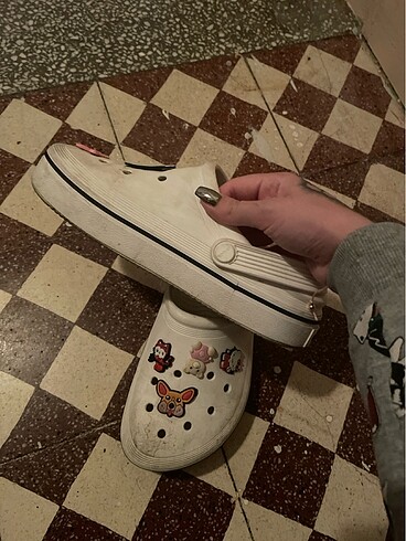 Beyaz kadın crocs 36/37