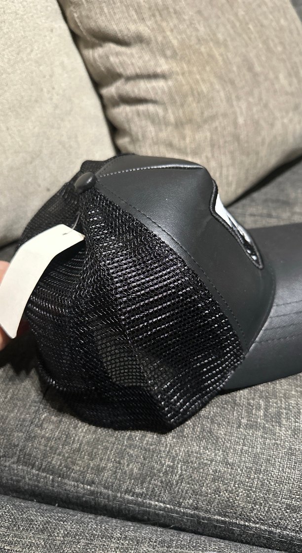 Siyah Biker Tarzı Erkek Şapka - Görsel 4