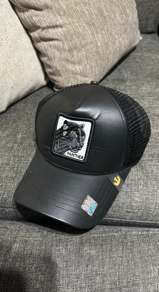 Siyah Biker Tarzı Erkek Şapka - Görsel 3