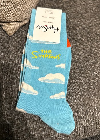 Mavi Bulut Desenli çorap - Görsel 2