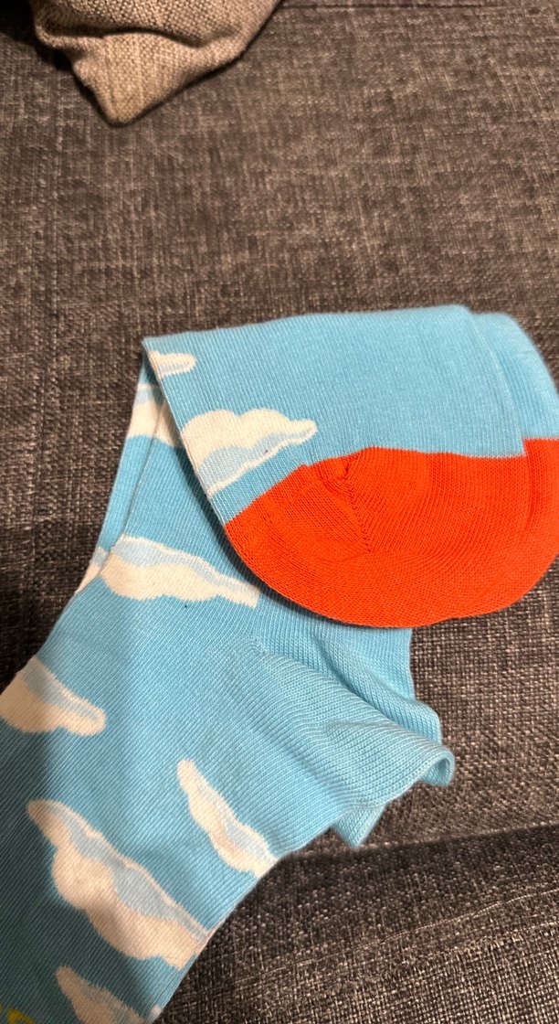 Mavi Bulut Desenli çorap - Görsel 3