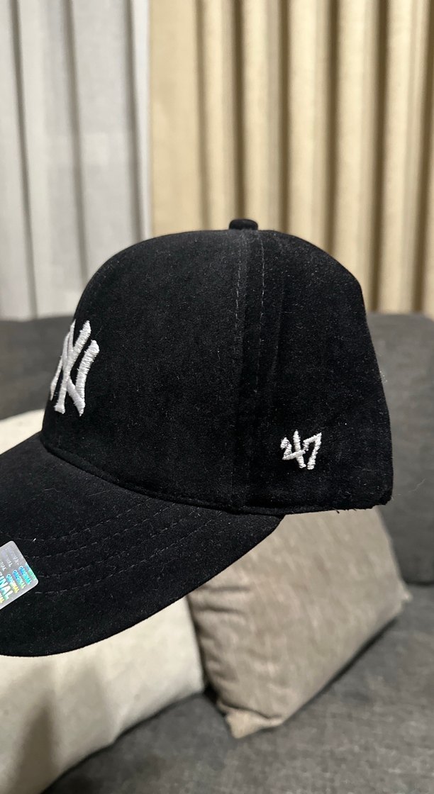 Siyah Süet Spor Kadın Şapka - Görsel 3