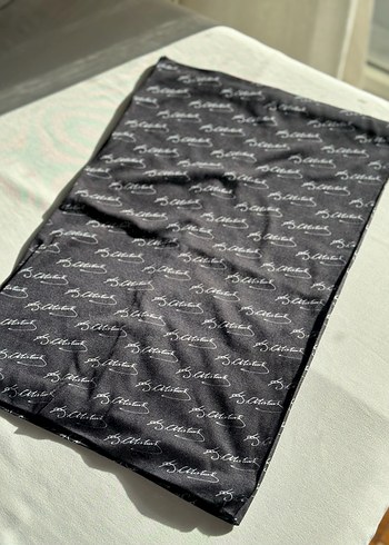 Siyah Kemal Atatürk baskılı boyunluk - Görsel 3