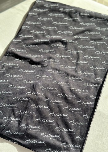 Siyah Kemal Atatürk baskılı boyunluk - Görsel 4