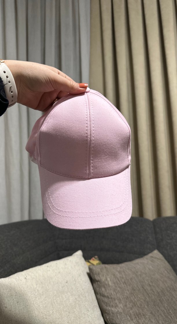 Pembe Pamuklu Kadın Şapka - Görsel 2