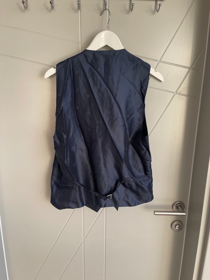 Erkek lacivert yeni yelek - Görsel 2