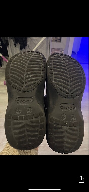 41 Beden siyah Renk Orjinal platform taban crocs