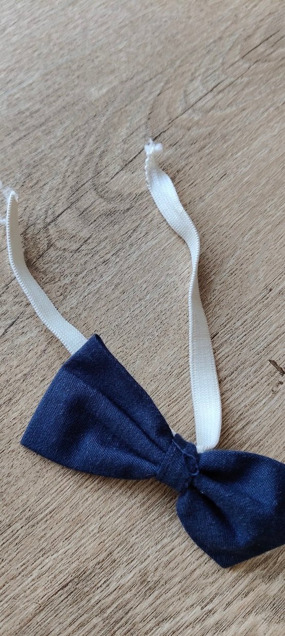 Çocuklar İçin Siyah Gotik Papyon - Görsel 2