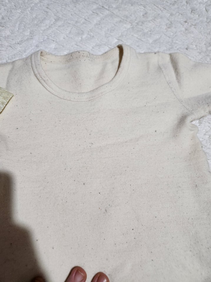 Beyaz ve krem renkli  yun çocuk içlikleri - Görsel 4