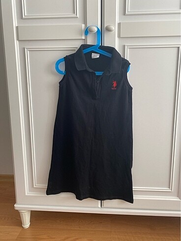 Us Polo siyah elbise