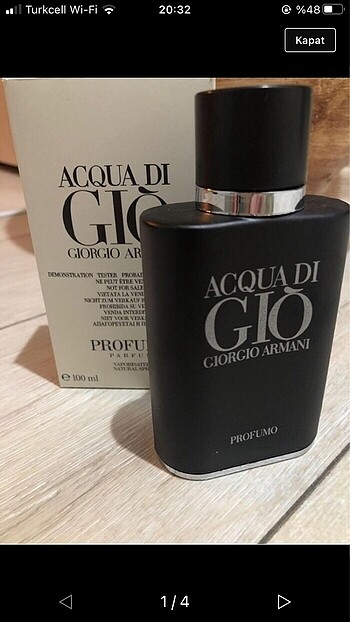 Acqua di gio giorgio armani erkek parfüm
