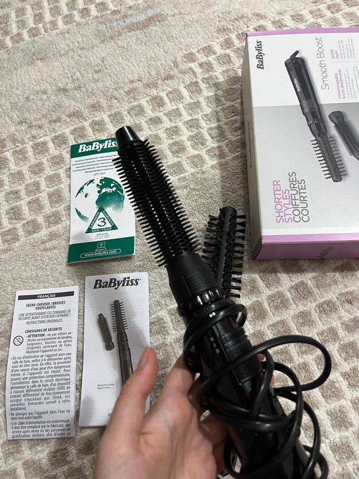 BaByliss Siyah Saç Şekillendirici Fırça - Görsel 2