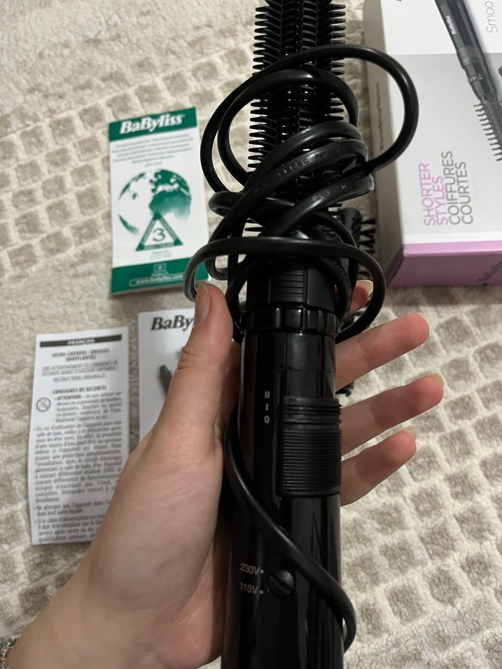 BaByliss Siyah Saç Şekillendirici Fırça - Görsel 4