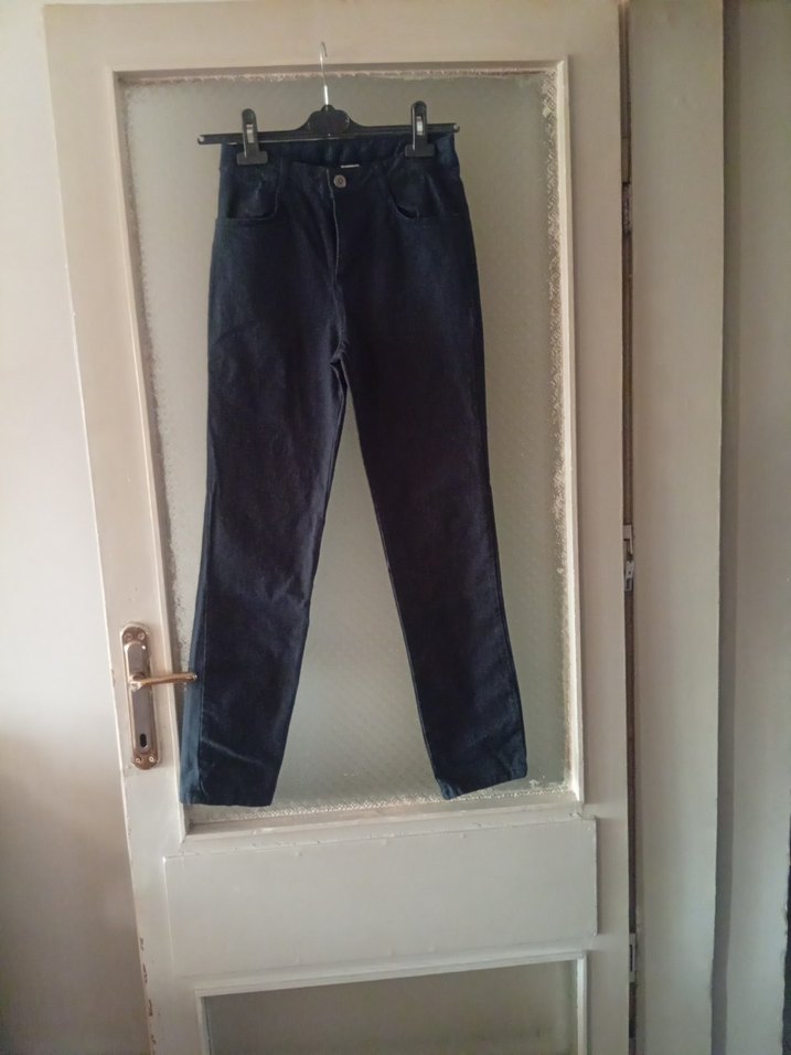 Kız çocuk lacivert pantolon - Görsel 2