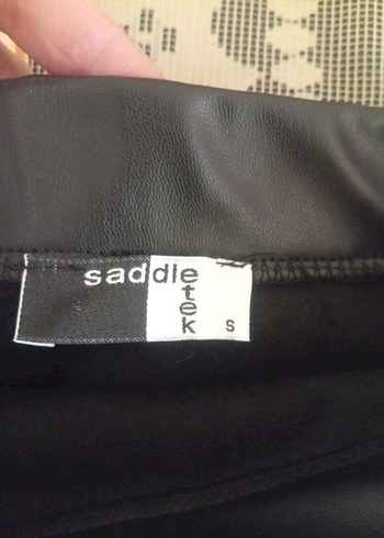 Siyah Deri Midi Kalem Etek - Görsel 4