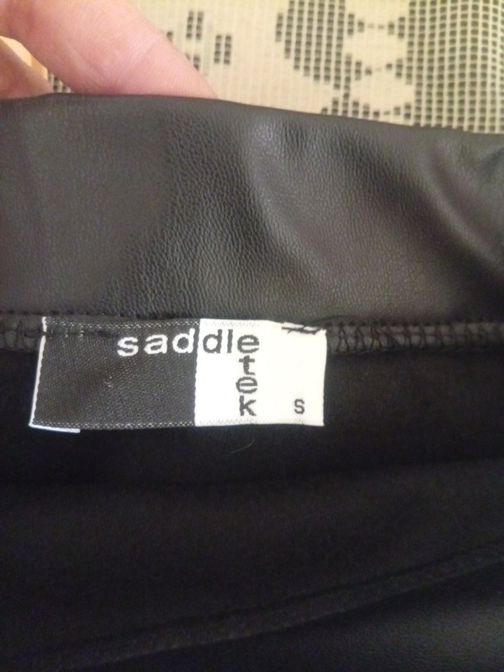 Siyah Deri Midi Kalem Etek - Görsel 4