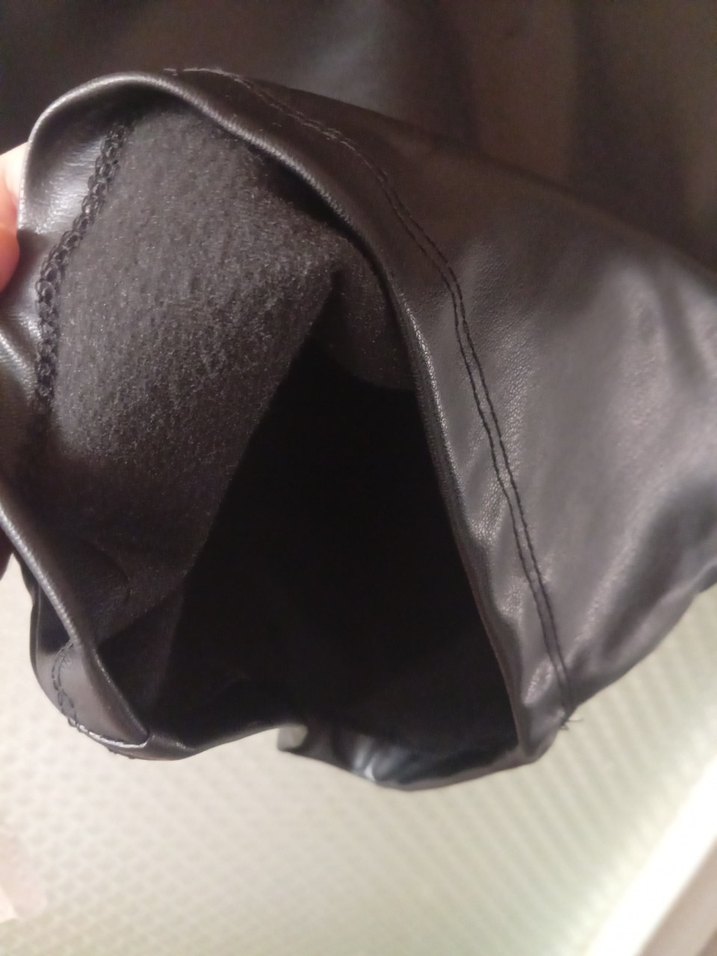 Siyah Deri Midi Kalem Etek - Görsel 3