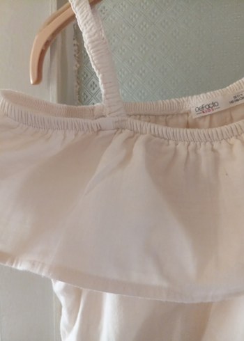 Kız çocuk yazlık keten takım - Görsel 5