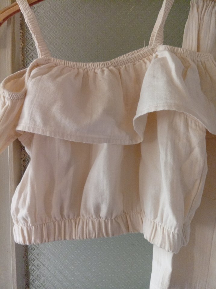 Kız çocuk yazlık keten takım - Görsel 2