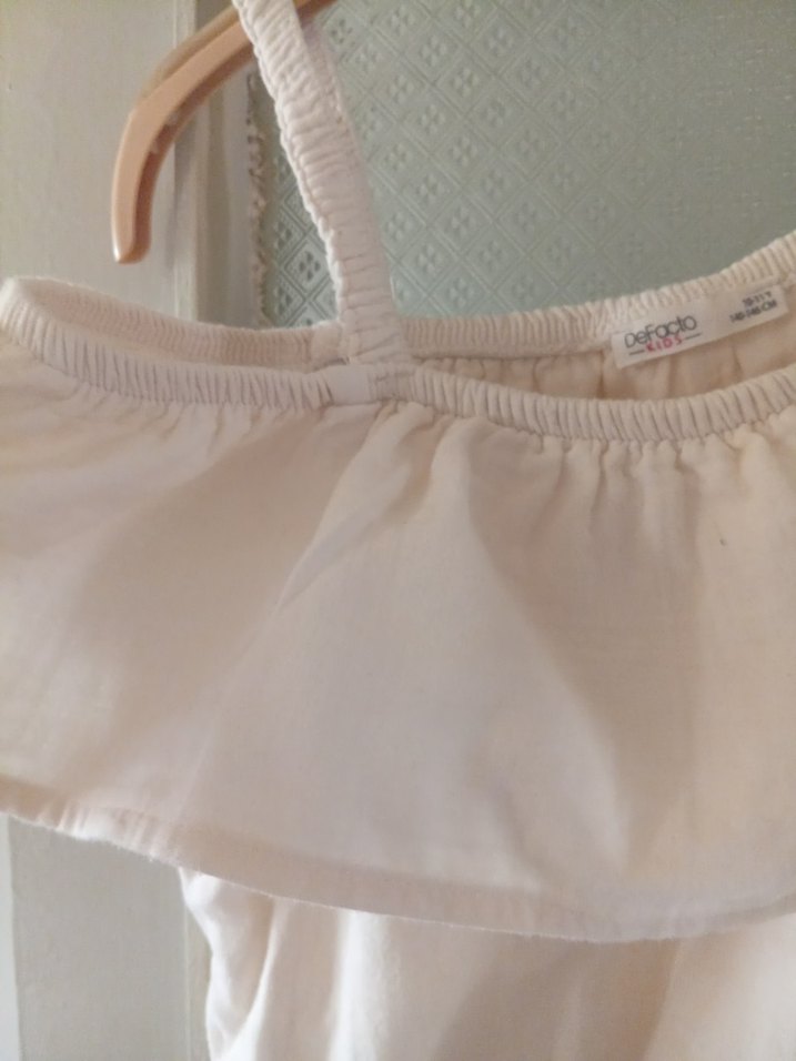 Kız çocuk yazlık keten takım - Görsel 5