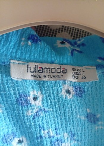 Mavi Düğmeli Midi Elbise - Görsel 6