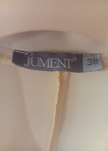 Düğmeli sarı Kadın Blazer Ceket - Görsel 5