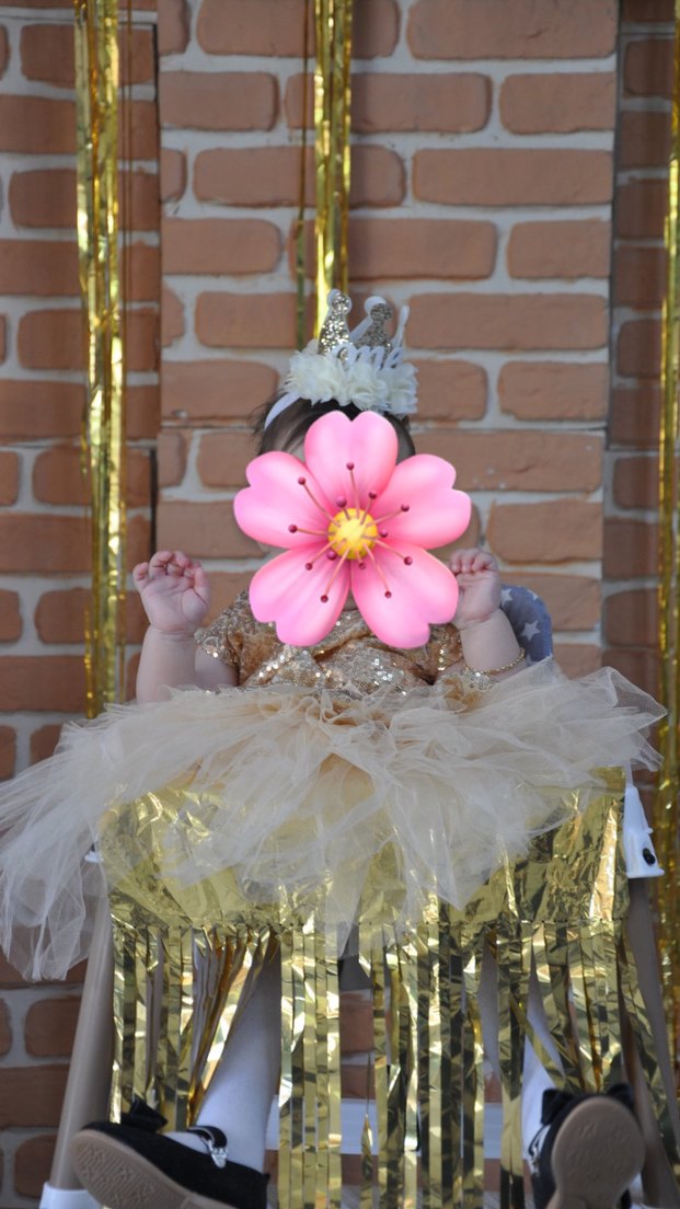 Beyaz Çiçekli Fırfırlı Çocuk Tacı - Görsel 4