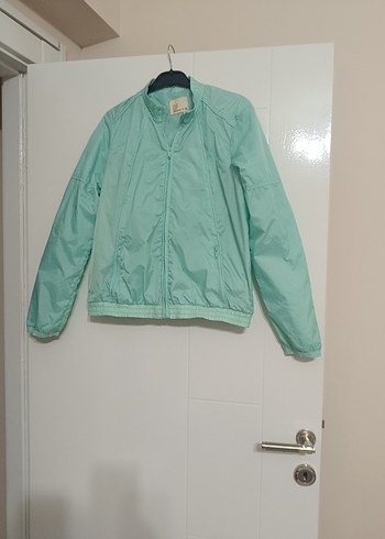 Yeşil Kadın Günlük  yağmurluk - Görsel 3