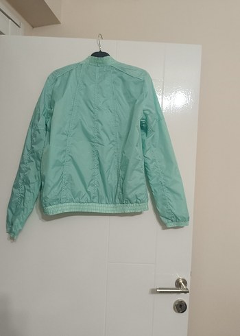 Yeşil Kadın Günlük  yağmurluk - Görsel 2