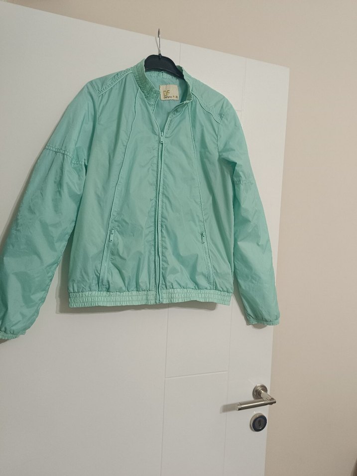 Yeşil Kadın Günlük  yağmurluk - Görsel 4