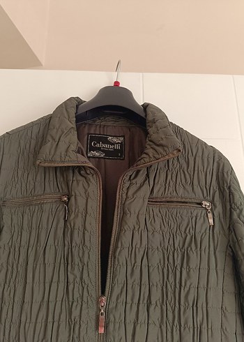 Kadın haki mont - Görsel 3