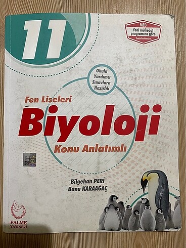 Palme 11.Sınıf Biyoloji Konu Anlatım kitabı
