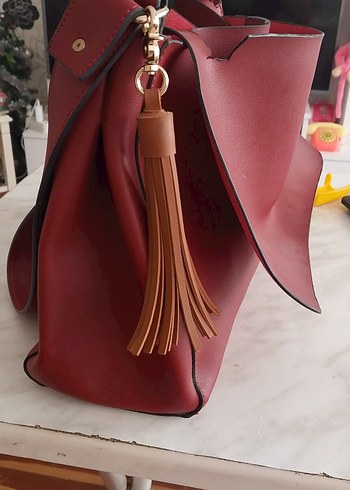 Beden borsa p 2gozlu uzun sapli Deri Kadın Çanta