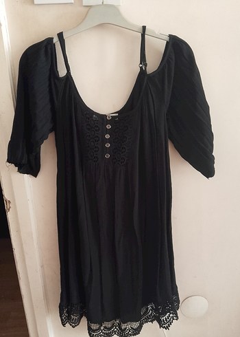 38 40 bedenlerei Gotik kolları düşuk tunik omzu açık buluz