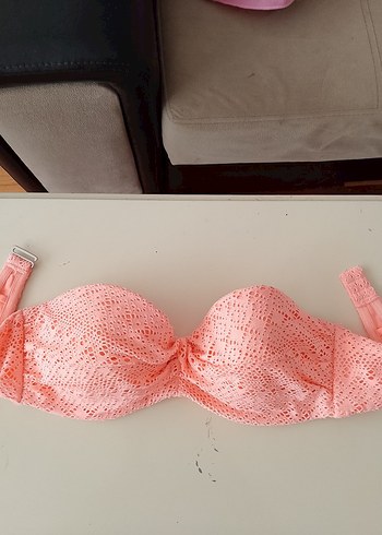 l Beden 40 beden turuncu Straplez Bikini Üstü aşkı takilabilir